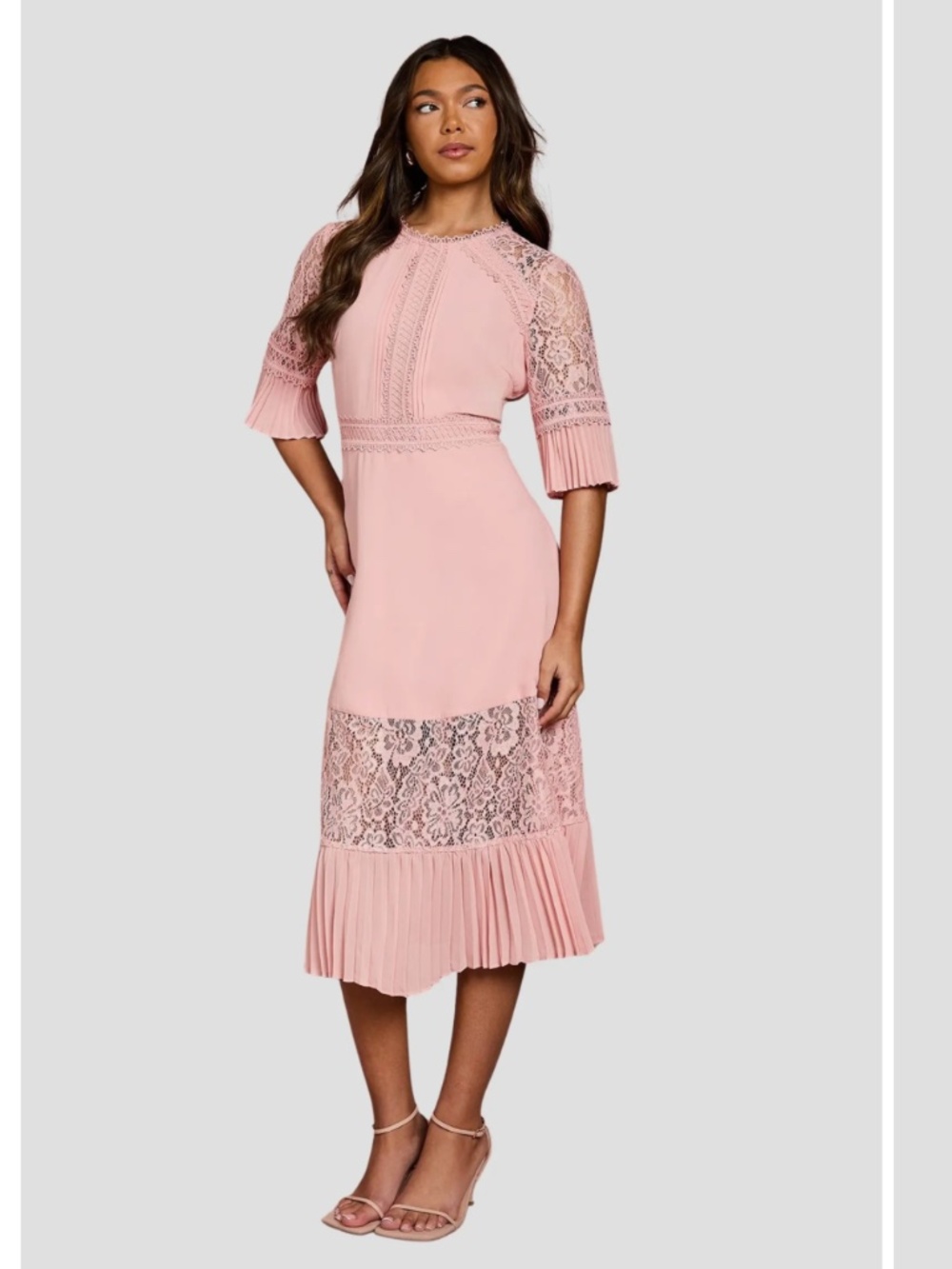 Coast Lace Insert Midi Dress
